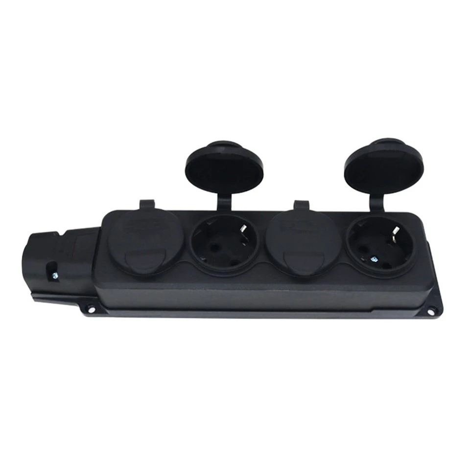 4 Extension Socket Rubber IP44 Schuko Flame-resistant factory